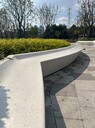 安徽淮北別墅景觀工程中藝術混凝土坐凳泰克石異形樹池作用及施工