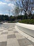 宁波象山公园舒适型坐凳真石丽泰科石泰科砼材料制作