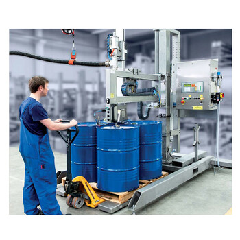 1000L吨桶洁面膏压盖机经济实用型压盖机
