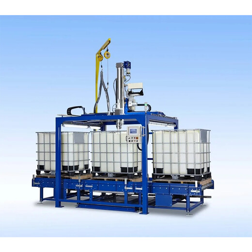 大型液体压盖机_1000L-IBC吨桶硫酸压盖机