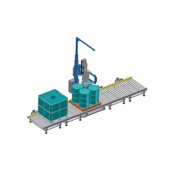 液體壓蓋機(jī)1000公斤IBC噸桶漿液壓蓋機(jī)
