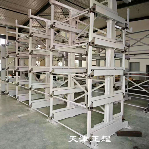 西藏昌都钢材货架伸缩式结构多层分类摆放管棒钢型材轴