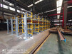 浙江台州管材货架伸缩式铝管货架铜管存放架12米钢管货架