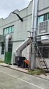 長安精密模具車間排煙工程，九洲離心風(fēng)機(jī)除塵設(shè)備安裝