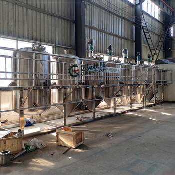 生产山茶油厂全套设备茶籽油精炼设备葵花籽油生产线设备