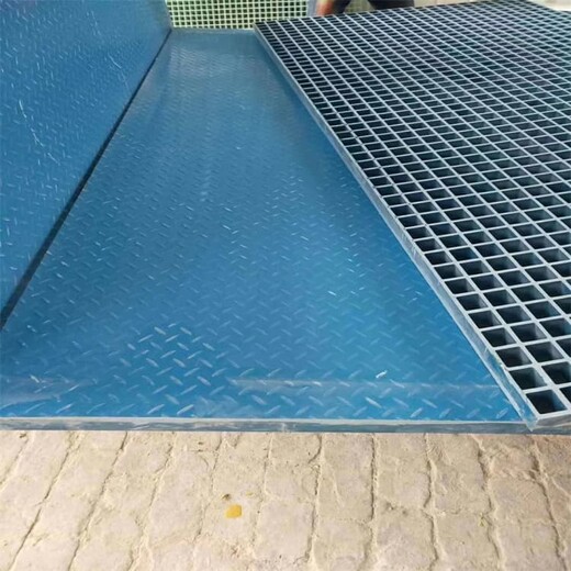 河北污水处理玻璃钢格栅厂家供应玻璃纤维格栅板复合树脂盖板