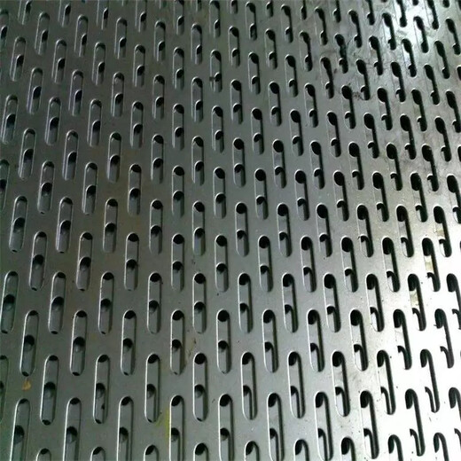 河北钢板冲孔网厂家供应钢卷带冲孔板重型穿孔板