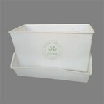 供应万兴畜牧塑料鸭食盒种鸭喂食箱鸭料槽