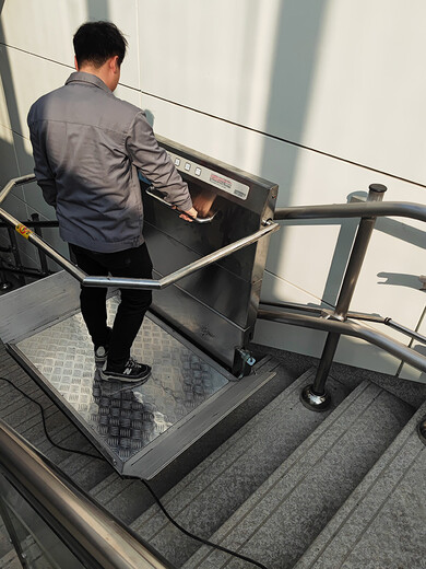 楼道无障碍机械安装西安市启运生产地下通道电梯残疾人电梯