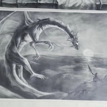 青島藝海畫(huà)室學(xué)生素描動(dòng)漫速寫(xiě)培訓(xùn)班嶗山學(xué)生課堂習(xí)作
