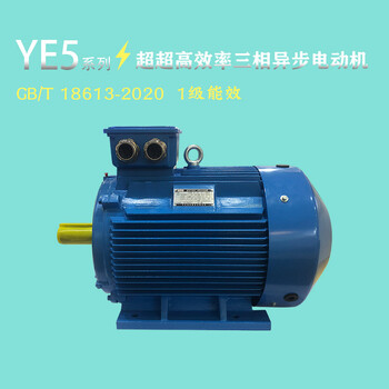 供应YE5-132S-6-3KW节能电机1级能效GB18613-2020能效
