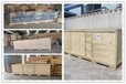 青島保稅區出口木箱廠大型設備外包裝打包包裝箱上門測量加固