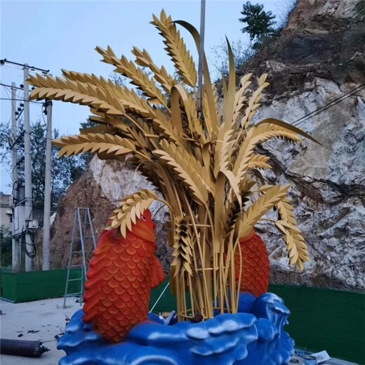 不銹鋼稻穗雕塑定制廠家