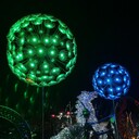 不銹鋼蒲公英雕塑，夜景發(fā)光蒲公英擺件加工廠家