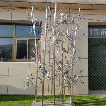 不銹鋼竹子雕塑制作廠家
