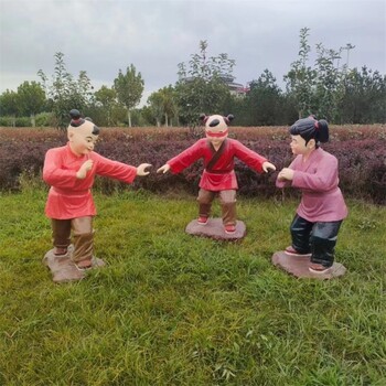 童趣主題雕塑，兒童雕塑制作廠家