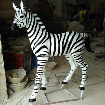 玻璃鋼斑馬雕塑制作廠家