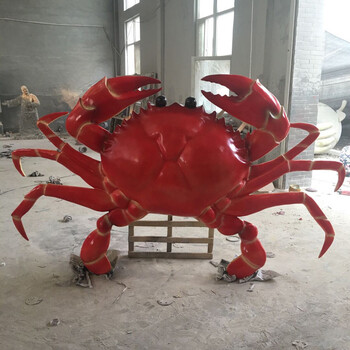 玻璃鋼螃蟹雕塑現(xiàn)貨廠家