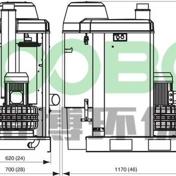 GX-NF-200高負(fù)壓煙塵凈化器，高真空煙塵凈化器