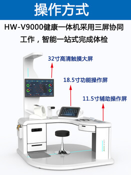 智能健康体检一体机体检中心健康小屋设备HW-V9000型