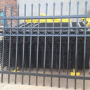 锌钢围墙护栏1米二横梁学校小区围栏工厂围墙栅栏院墙栏杆