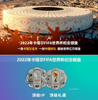 2022年卡塔爾FIFA紀念銀盤218g版