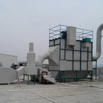 广东酸碱废气处理喷淋塔，废气治理设备定制生产安装