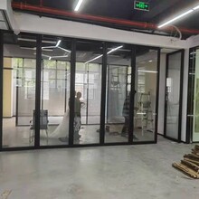 赛勒尔会议室玻璃隔断隔墙可伸缩屏风门