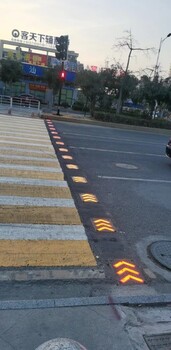 帶底座式能承重抗壓80噸發光地磚道釘智慧斑馬線生產廠家