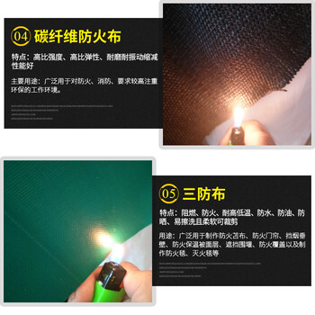 偉騰消防殊衛特WT-FBTA35型碳纖維防火布耐火隔熱預氧絲廠家批發