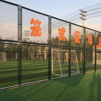 四川球场护栏网销售安装厂家篮球场包塑铁丝围网勾花网