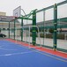 框架式篮球场围网篮球场金属铁丝网防护栏框架式球场围栏网