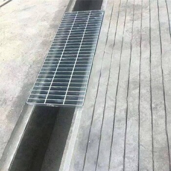 重慶鋼格柵地溝篦子排水溝蓋板重型鋼格板踏步板雨水溝篦子