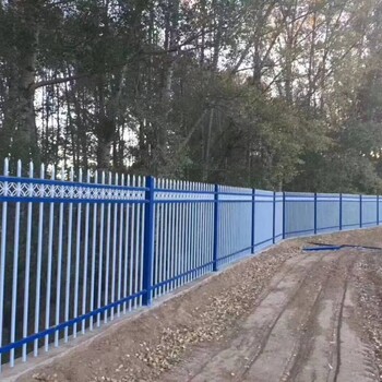 镀锌学校围墙铁栏杆锌钢围栏锌钢围墙栅栏四川制造厂家