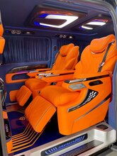 深圳工厂奔驰威霆爱马仕风格升级航空座椅沙发床全车软包