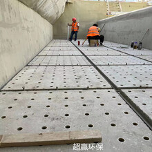 反冲洗滤池安装混凝土滤板整体浇筑ABS模板
