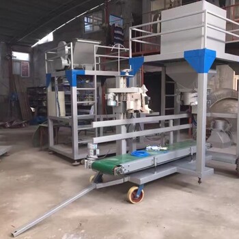 陜西榆林煤炭定量包裝機(jī)散煤稱重裝袋機(jī)