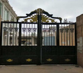 河西区铁艺围挡栏杆/庭院大门安装/设计制造