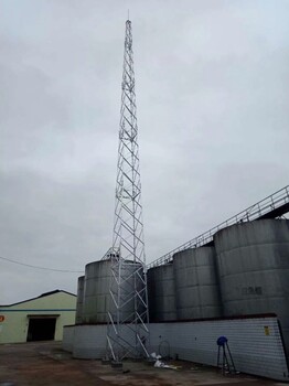 40米森林监控瞭望塔，20米GFL2-5角钢避雷针塔