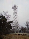 单管测风铁塔40米塔架式烟囱塔GFL1-5四角避雷针塔