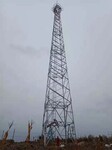 钢结构塔架式烟囱塔，20米不锈钢监控铁塔，GFL1-13避雷针塔