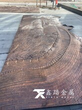 山東學校萬里長征紫銅浮雕壁畫安裝圖片