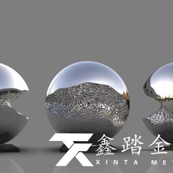 出口水波紋不銹鋼圓球雕塑選用鏡面效果如何？