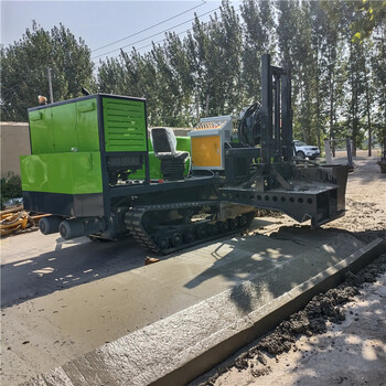 全自動路緣石滑模機液壓自走路沿石成型機水溝水渠成型機