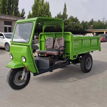 混凝柴油三輪土拉磚車農用三輪攪拌罐車自卸農用三輪車