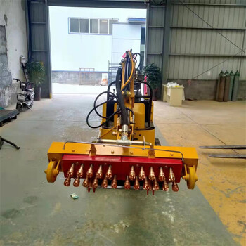 履帶式隧道鑿毛機(jī)機(jī)載式抓毛機(jī)多頭式全自動履帶拉毛機(jī)