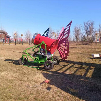 炮筒式飘雪机小型可移动造雪机厂家家用小型飘雪机