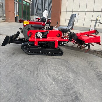 除草微耕機(jī)柴油旋耕機(jī)自走式果園挖溝施肥機(jī)小型果樹開溝旋耕機(jī)