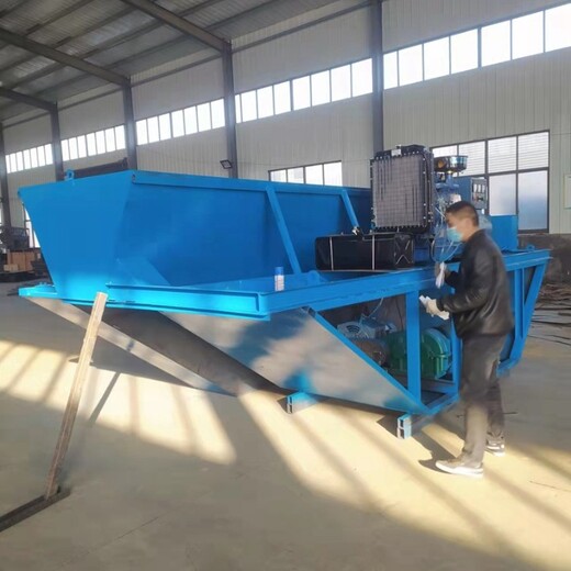農田排水溝水渠成型機公路邊溝水渠滑膜機現(xiàn)澆式水渠滑模機