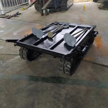 小型橡膠履帶底盤機械驅動履帶底盤液壓馬達履帶底盤